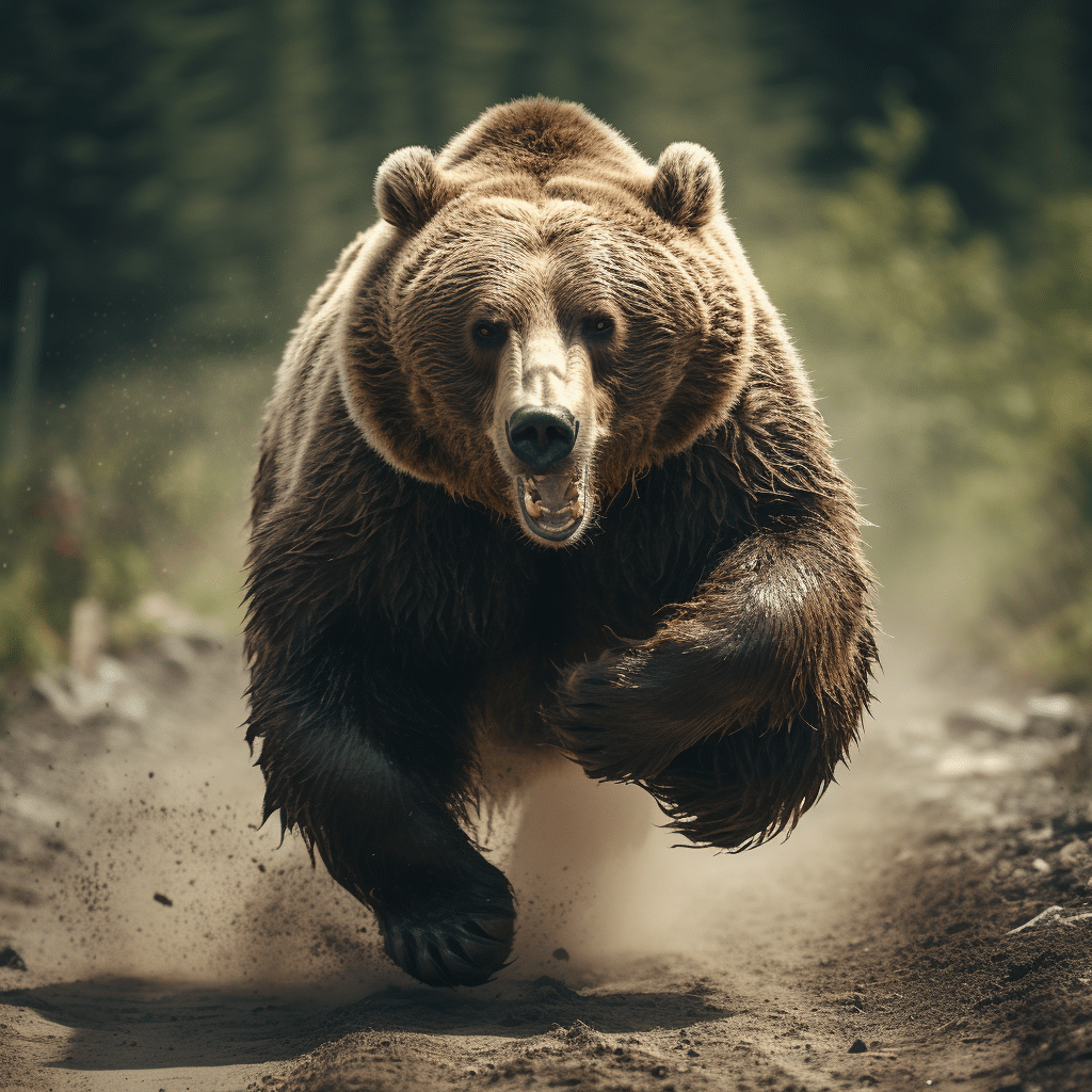 hur fort springer en björn