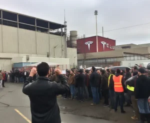 Facklig Kraftmätning: Blockadvidgning vid Teslas Svenska Fabrik
